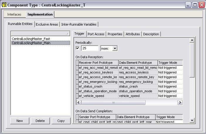 ECU Software Davinci Developper Graphical editor for
