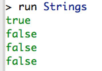Reference Types: String We have seen two different reference types so far in this course: The first is Strings: equals checks for same structure; == checks for same reference (pointing to same