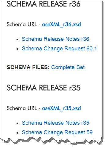 CHAPTER 2 ABOUT B2B VALIDATION MODULE SOFTWARE The current B2B asexml version Enumerations.xsd file available from AEMO's website > IT Systems > asexml Standards > asexml Schemas.