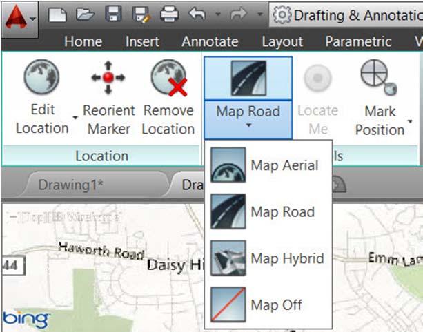 If you are working on a GPS enabled laptop, you can use the Locate Me tool to identify your current location in