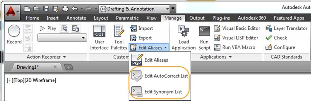 Internet search In AutoCAD 2014, you can quickly search for more information on a command or system variable in the