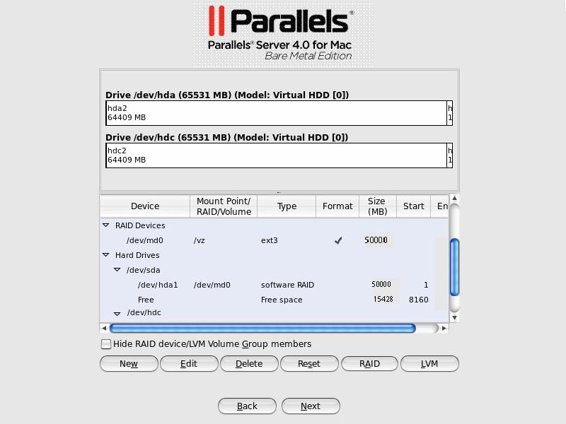 Installing Parallels Server 4.