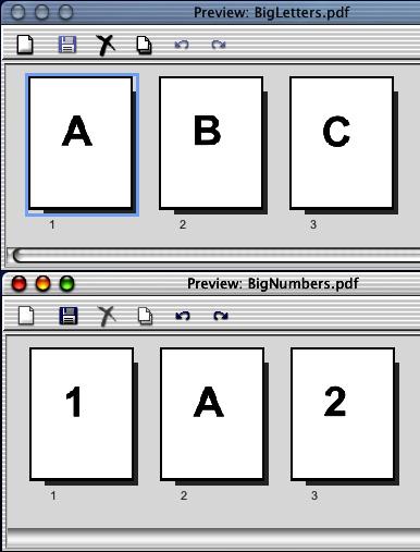 non-sequential pages. Release the Shift, Command, or Ctrl key before moving the pages.