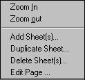 6-17 Modifying the layout manually Adding, duplicating, and deleting sheets You can add,