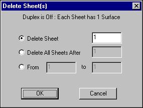 6-18 Advanced Features of DocBuilder Pro TO DELETE SHEETS 1. Right-click a sheet in Preview or Layout mode and choose Delete Sheet(s) from the menu that appears.