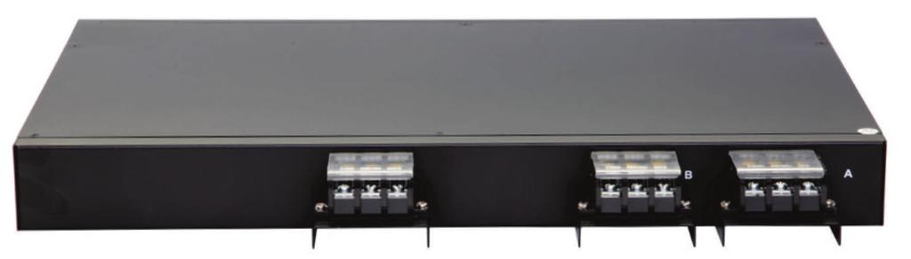 current rating: 6A; 32A AC frequency: 50/60 Hz Switching time: 8 6 ms Inlet sockets: C3, IEC 309 2P+E or terminal block with screw terminals Two integral power cords featuring C20, IEC 309 2P+E