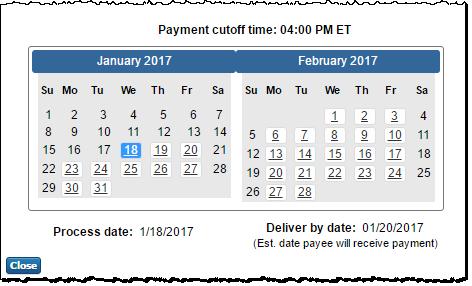 Scheduling Payments Subscribers are able to schedule one-time, rush, or recurring payments.