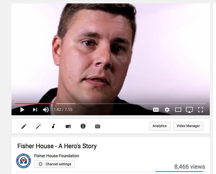 Fisher House Resources: YouTube Benefits of YouTube: Easy to share and view videos Content that is already prepared Videos and PSAs show the military and veterans families we are privileged to