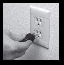 (See Figure 2) Connect the power cord to an available electrical outlet.