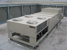 RTU OUTDOOR NOISE CONTROL TREATMENTS The outdoor radiated noise of packaged rooftop units is mostly attributable to the condenser section where DX cooling