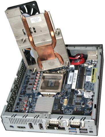 3 cm (LWH), the overall system performance is very high thanks to support of Intel Core desktop processors. The interior of the DQ170 is very tidy too so that it won't take long to set it up.