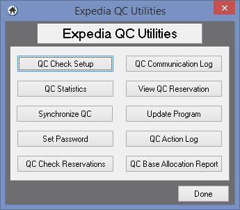 3. Click QC Base Allocation Report.