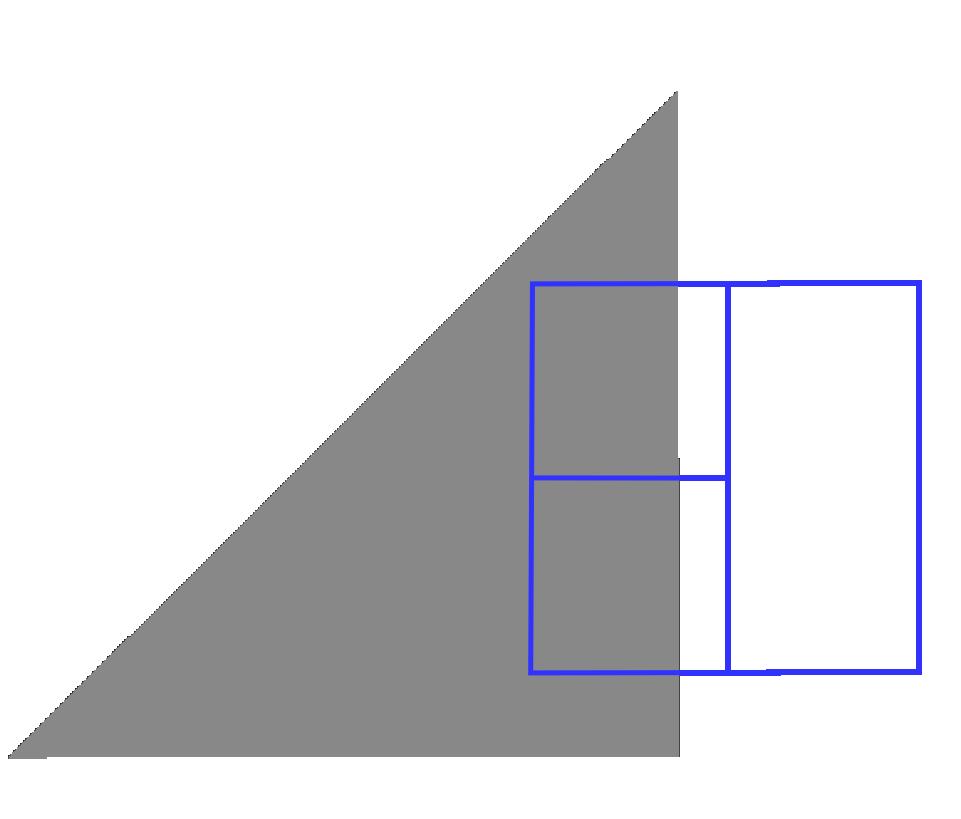 If the edge does not cross the bounds of the sub-frustum, the diffracting edge must not be within this sub-frustum and the test is repeated with the next sub-frustum.