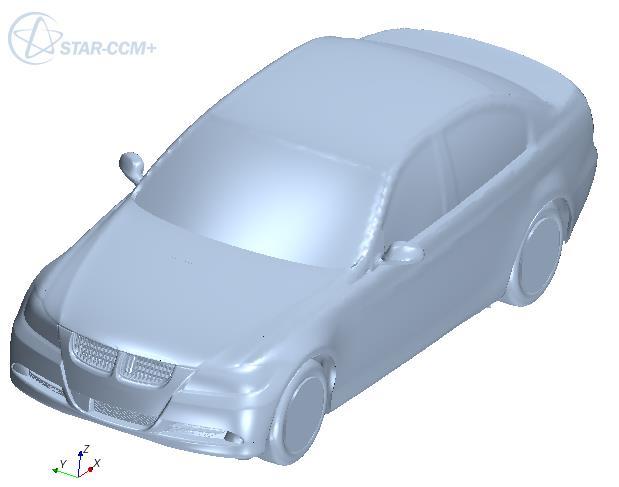 Case Study BMW Full Vehicle In this study the steady state temperature distribution of a BMW passenger car is simulated by