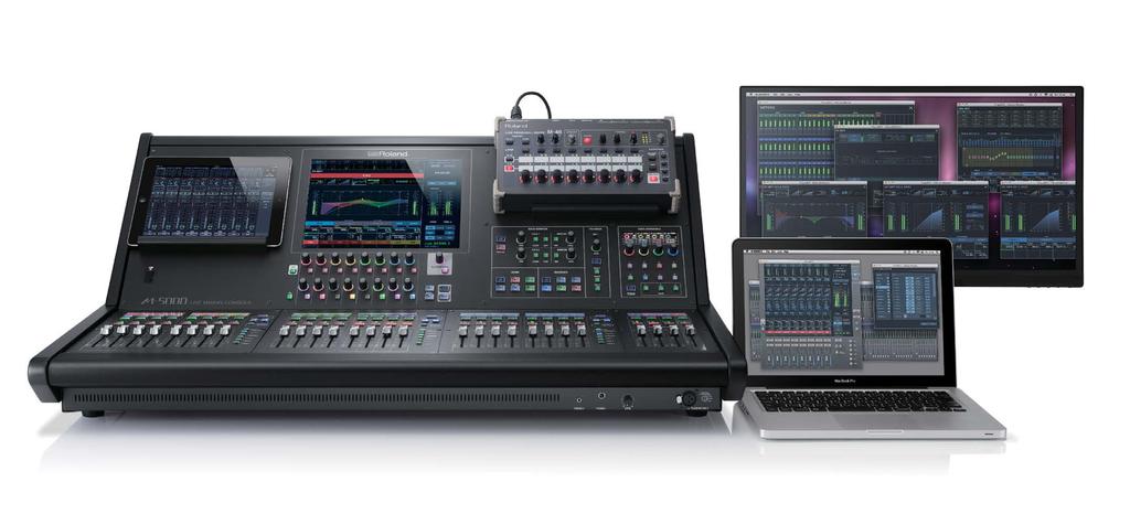 Built-in Engineering Monitor function For the monitor engineer using M-48 Personal Mixers, the M-5000 offers an Engineering Monitor function