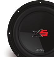 magnet Optimized parameters for closed or ported enclosures Jensen XS subwoofers are designed and engineered in the USA using the latest equipment and technology.