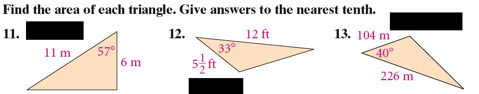 You Try Answers! 27.7 m 2 18.0 ft 2 7554.0 m 2 311.