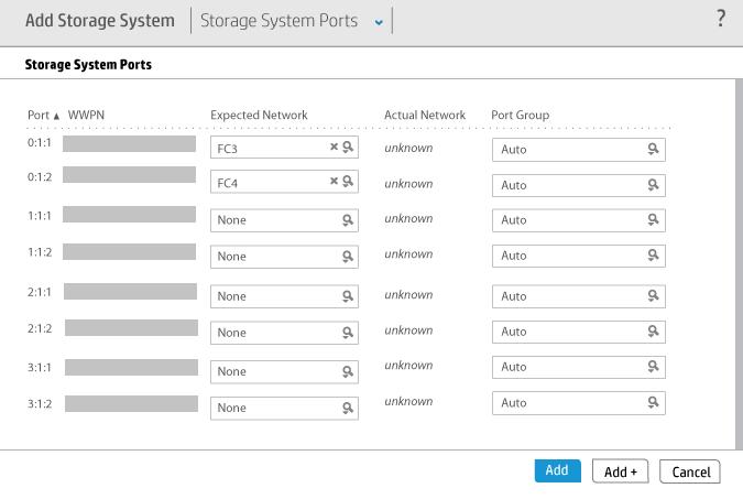 10. Click Add to save your settings and add the storage system. A.7.1.2 Creating volumes and adding external volumes You can add volumes that exist on the storage system to the appliance and you can create new volumes on the storage system.