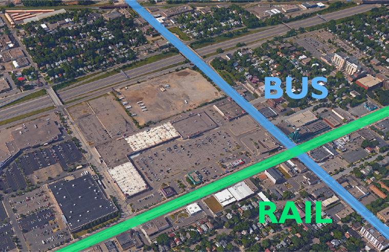 Paul entered a master agreement with a joint venture, including a professional soccer team, to build a soccer stadium with easy access to both transit lines.