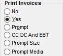 Specifying what information should be printed on receipts and how it should be printed 1. Select Setup and then Setup Screen. 2. Select the Receipt tab. 3. Select the size of printed receipts.