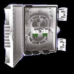 Wall Outlets - OWB-S (Outdoor Wall Mounted Small Box) OWB-S (Outdoor Wall Mounted Small Box) The OWB-S is a small wall-mountable fibre box, providing an environmental and mechanical protection for
