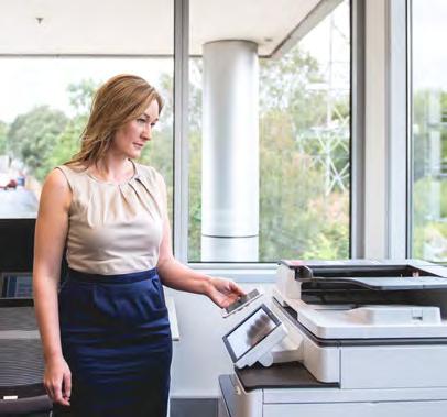 A more flexible multifunction device Smart operation panel Access the wide-ranging capabilities of Ricoh Flex from your MFP touch screen.