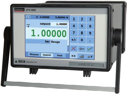 Calibration technology High-speed peumatic pressure controller Model CPC3000 WIKA data sheet CT 27.
