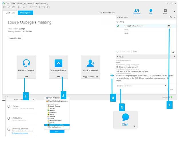 Get ready for your meeting WebEx makes scheduling and preparing a snap!