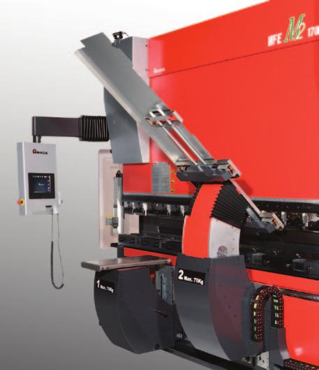 Angle Control and Angle Measuring Systems (Optional) The bend accuracy of a press brake is affected by several factors