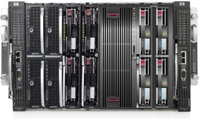 ProLiant BL p-class technology Dual- and quadprocessor server blade BL p-class infrastructure Server blade enclosures Centralized