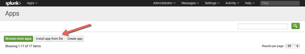 4. You can then return to the main dashboard and select the Vectra App for Splunk. Setup Once the app is installed, apply the data type/parser to your input.