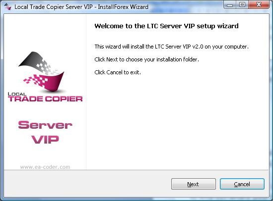 Local Trade Copier Installation Guide Automated installation of Client EA files using installer Step One: You need to have at least 4 files to run LTC software.