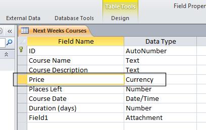 Access 2010 Foundation Page 70 If the data fails to meet the conditions specified, Validation Text, also specified within Field Properties
