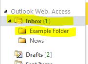 Create a New Folder Creating new folders allows you to store your messages in an organized way. 1.
