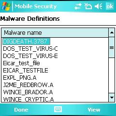Trend Micro Mobile Security for Microsoft Windows Mobile, Pocket PC/Classic/Professional Edition User s Guide 5 Scanning for Malware Information on Mobile Malware To view information on known mobile