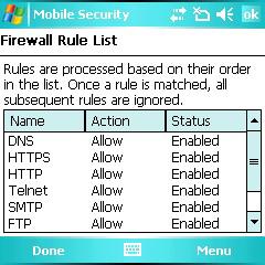 Using the Firewall Firewall Rules Firewall rules define protection policies for specific ports and IP addresses.