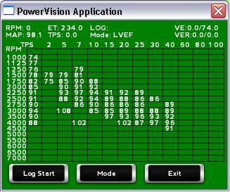 CHAPTER 4 Power Vision Menus AutoTune is now active and will start learning anytime you are in the AutoTune Datalogger screen (shown below).