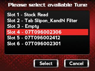 GETTING STARTED Power Vision Tune File Management Flashing a Custom Tune File Custom Tunes may or may not be pre-loaded from a reseller that specializes in custom tuning.