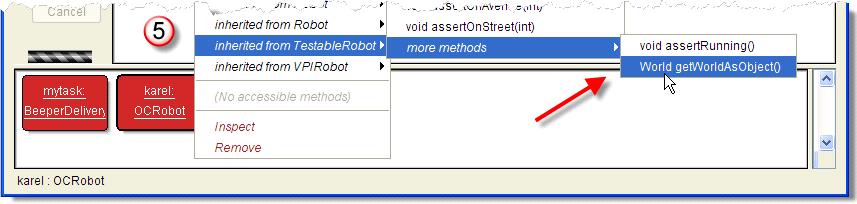 5) Right-click your new Robot object, and choose getwordasobject.