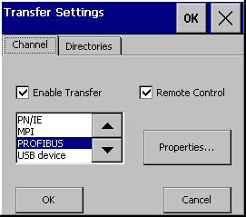 3 Detailed Check 3.3 Operator Panel Settings 3.3.1 Transfer Settings in the Control Panel Table 3-6 1. Transfer settings Check each setting in the "Transfer Settings" dialog.