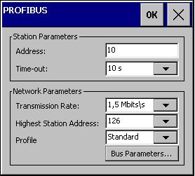 3 Detailed Check 3.3.2 Network Settings on the Operator Panel Table 3-7 1. PROFIBUS parameters Check the PROFIBUS parameters. Make sure that the PROFIBUS parameters match those in the configuration.