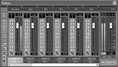 Quick Guide 4 To hear playback of the track you have just recorded, use either the Transport panel [Rewind] button or the ruler to rewind to the beginning of the recorded section, then click the