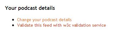 6. Click Start managing your podcast. After clicking, you should be directed to main page and you should see the login box.