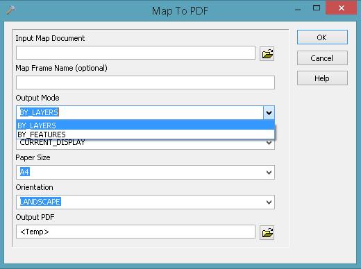 Toolkit: Map To PDF By