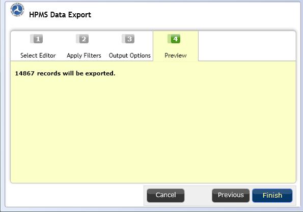 errors can be viewed in an Export Log.