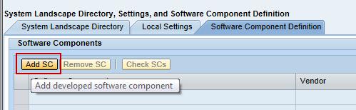time might take a while be patient. 5. On the dialog box, you can choose from the existing SCs or create a new one.