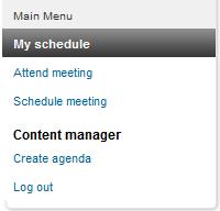Schedule a Sysco e-meeting: Website Scheduling Sysco e-meetings Follow the steps below to schedule and launch a Sysco e-meeting from the website.
