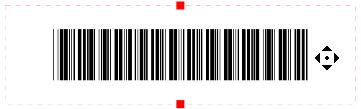 Vol. 3 Operating Barcode (Vertical / Horizontal), 2D Datamatrix Move the optical mark directly inside the preview pane: Figure 117: Positioning per