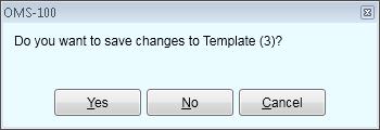 Vol. 3 Operating 3.10 Exit OMS-100 Click on the x sign in the configuration tab to return to the Welcome Screen (p. 42).