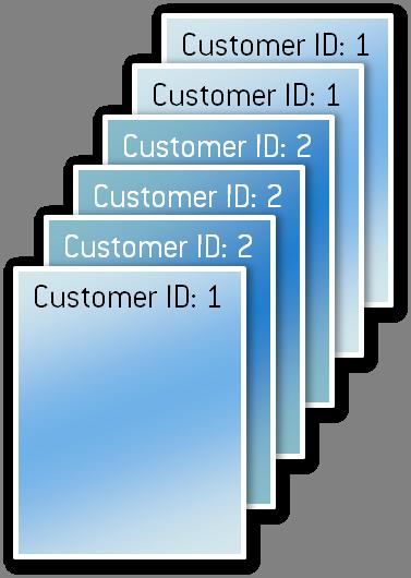 OMS-100 User Manual Customer ID (BCR) It is possible to store a customer ID in the optical mark. This is useful, for example if a document is returned after shipping, to quickly identify the customer.